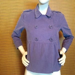 Style & Co size small lavender corduroy jacket